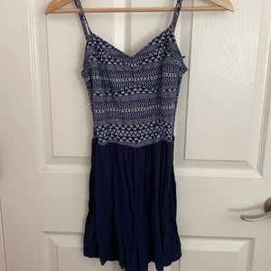 navy romper